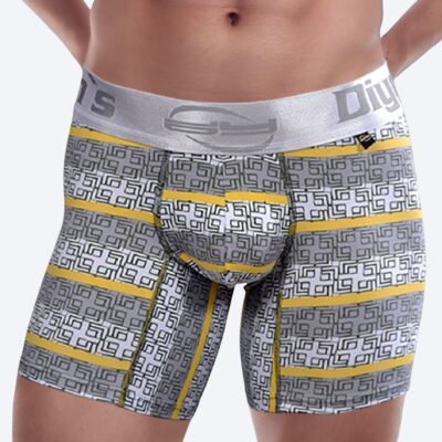 Boxer Amarillo-Gris